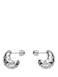 Maria Black Tryvann popcorn earrings silver (British brand)