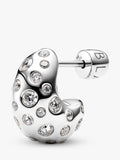 Maria Black Tryvann popcorn earrings silver (British brand)