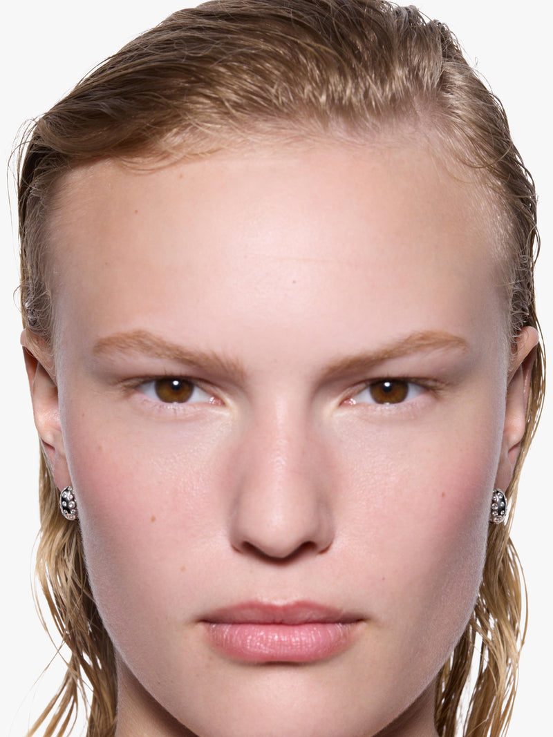 Maria Black Tryvann popcorn earrings silver (British brand)
