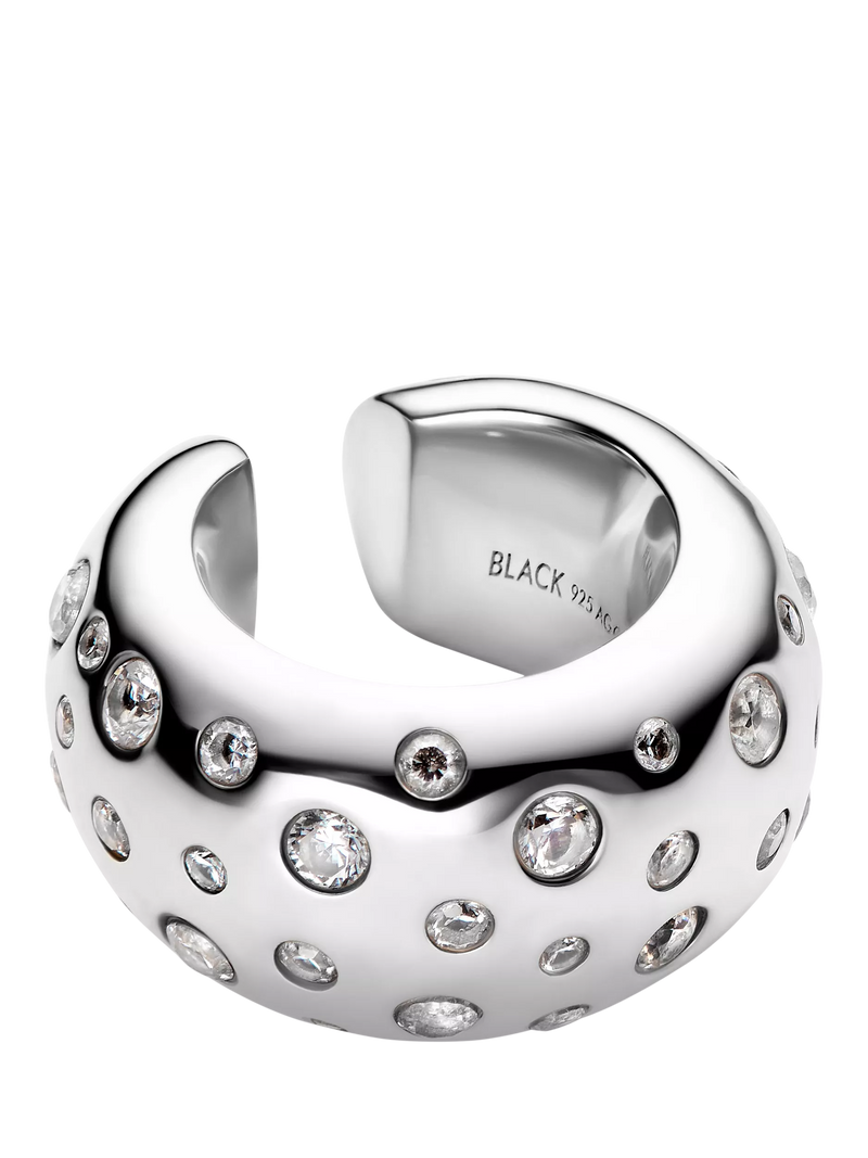 Maria Black Tryvann Popcorn ear cuff silver, imported from the UK
