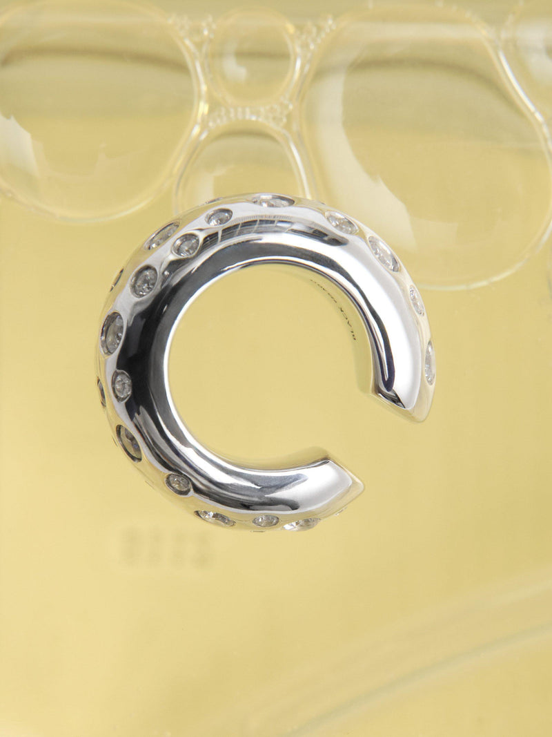 Maria Black Tryvann Popcorn ear cuff silver, imported from the UK