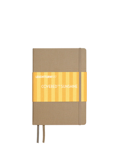 John Lewis LEUCHTTURM1917 Covered for Sunshine A5 Notebook, Dune- Buy online at McGrocer