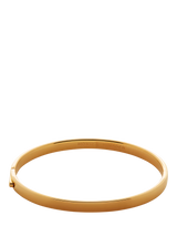 John Lewis Monica Vinader Essential Luxe Gold Bangle- Buy online at McGrocer