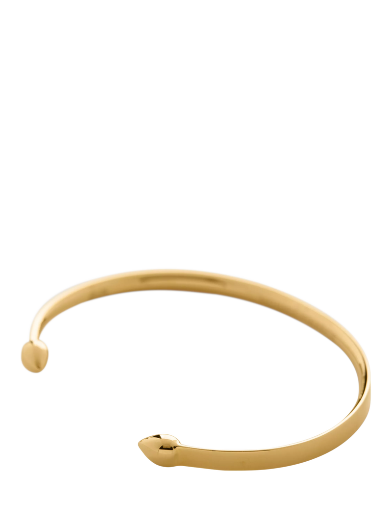 Monica Vinader gold cuff bracelet, imported from the UK