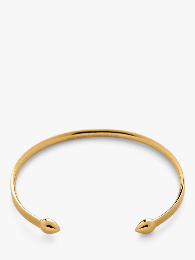 Monica Vinader gold cuff bracelet, imported from the UK