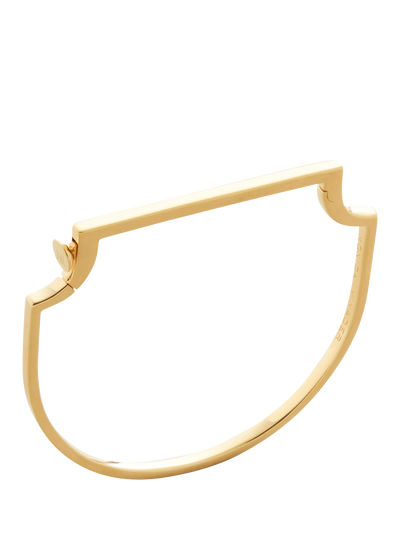 John Lewis Monica Vinader Signature Slim Bangle Gold- Buy online at McGrocer