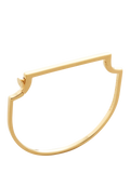 Monica Vinader gold plated slim bangle - British product