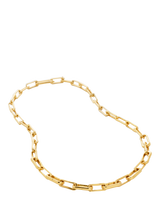 John Lewis Monica Vinader Alta Charm Link Necklace Gold- Buy online at McGrocer