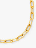 Monica Vinader Alta Charm Link gold necklace 46.9cm, imported from the UK