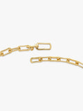 Monica Vinader mini link chain necklace gold, imported from the UK