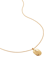 John Lewis Monica Vinader Havana Mini Locket Necklace Gold- Buy online at McGrocer