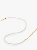 Monica Vinader mini nugget pearl necklace gold, UK version