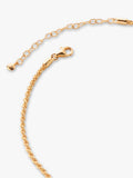 Monica Vinader rope chain necklace gold, imported from the UK