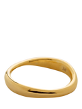 Monica Vinader gold stacking ring size K, UK version