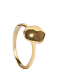 Monica Vinader gold stacking ring size N, UK version