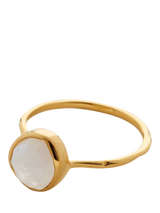 John Lewis Monica Vinader Siren Moonstone Ring Gold- Buy online at McGrocer
