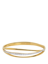 John Lewis Monica Vinader Nura Wrap Pave Bracelet, Gold, Medium- Buy online at McGrocer