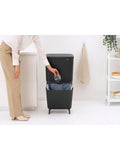 Brabantia SortUp recycling bin 10+10+25L, UK version