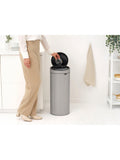 Brabantia Touch Bin 30L Soft Grey - British product