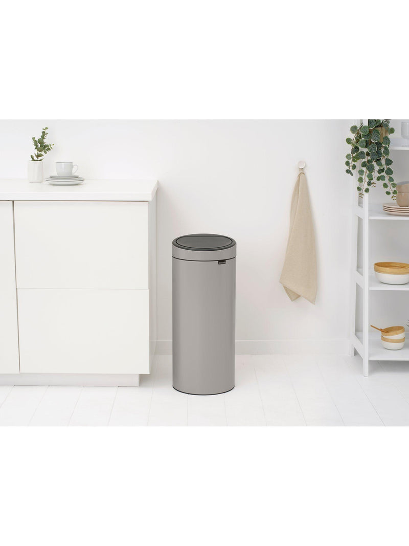 Brabantia Touch Bin 30L Soft Grey - British product