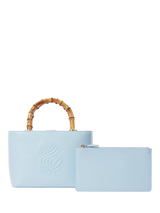 John Lewis OSPREY LONDON Luxe Mini Clio Leather Grab Bag- Buy online at McGrocer