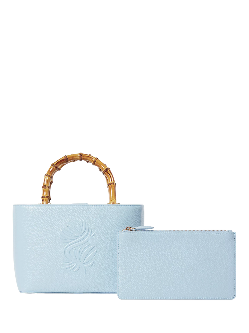OSPREY LONDON Luxe Mini Clio leather grab bag (British brand)