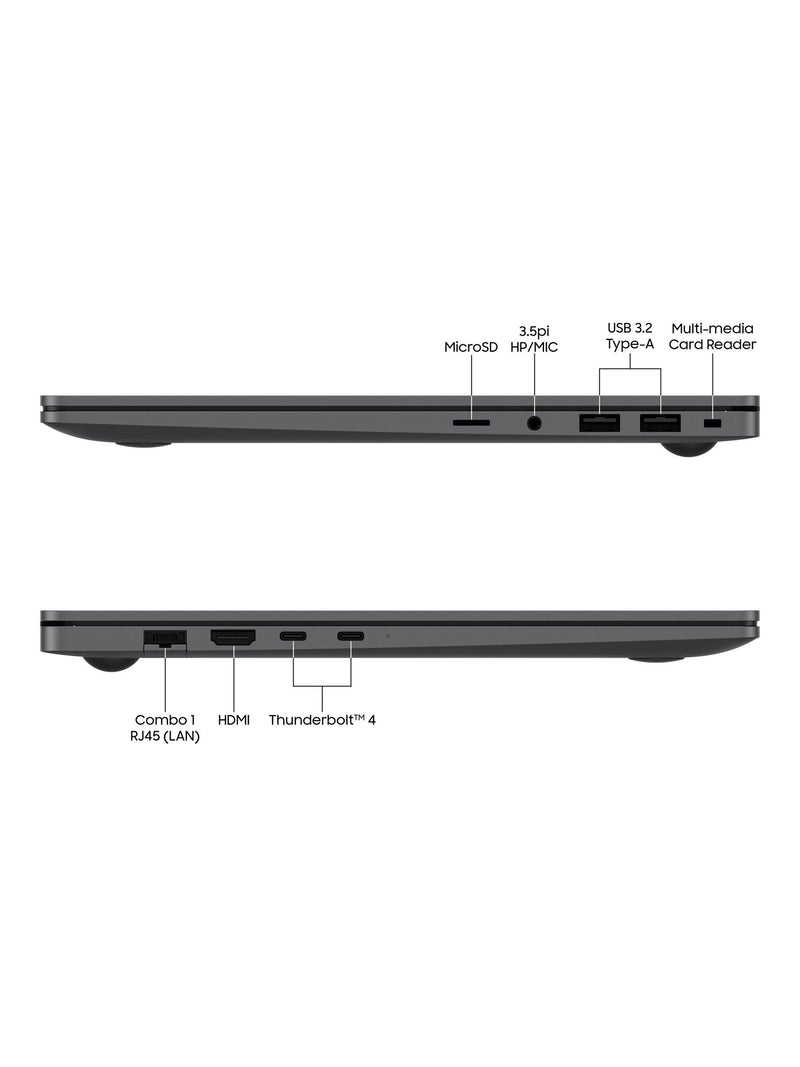 Samsung Galaxy Book5 laptop 15.6-inch Full HD Grey, imported from the UK