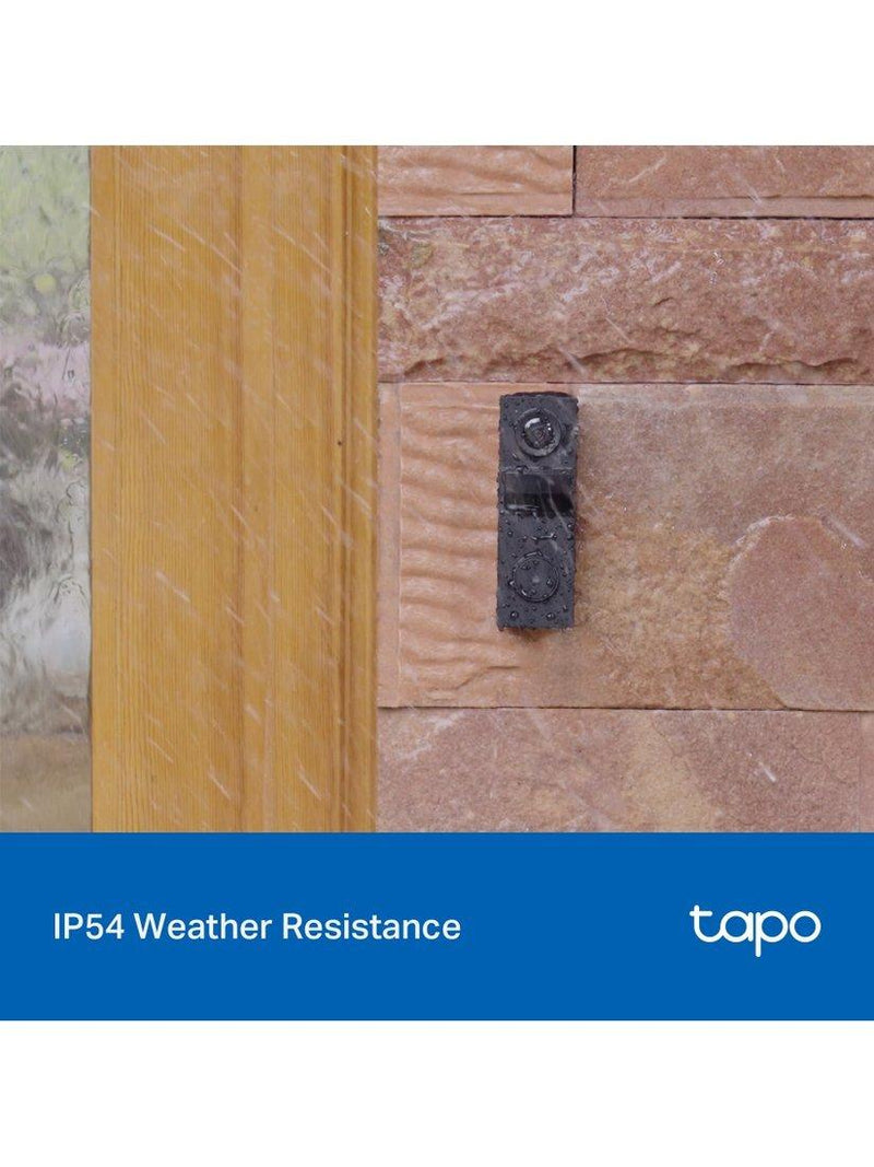 TP-Link Tapo TD20 2K video doorbell mini black, imported from the UK