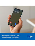 TP-Link Tapo TD20 2K video doorbell mini black, imported from the UK