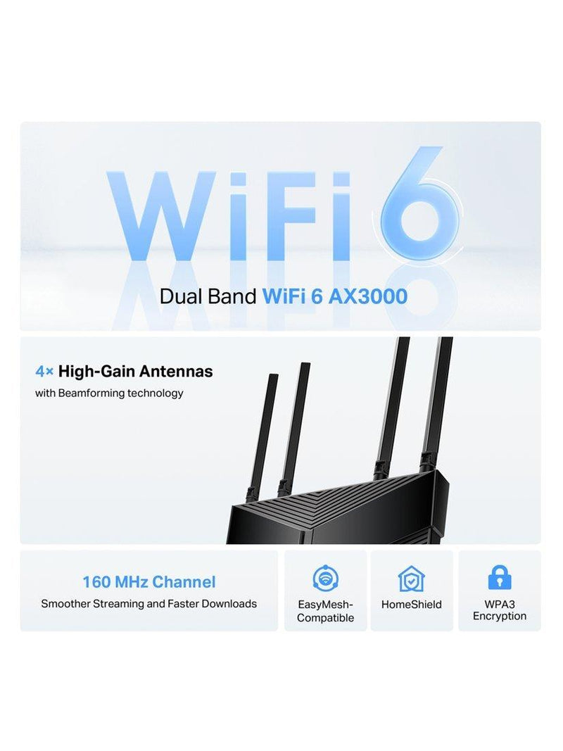 TP-Link Archer AX58 Wi-Fi 6 router, imported from the UK