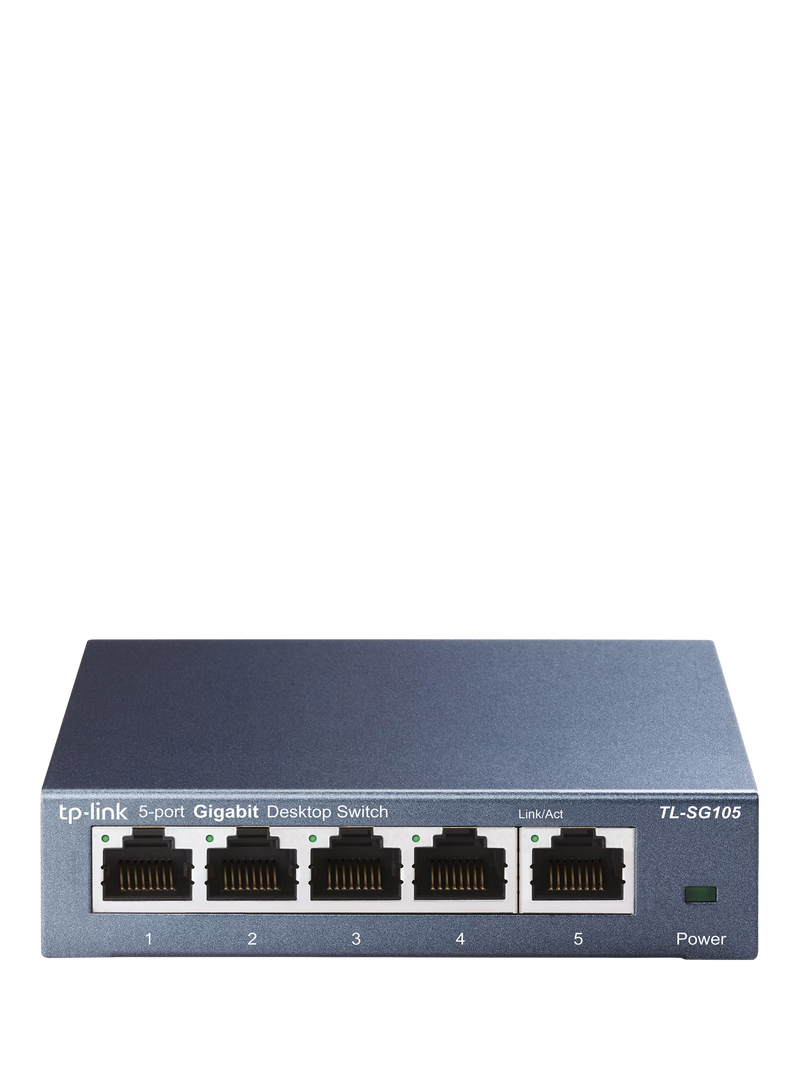 TP-Link TL-SG105 5-port gigabit network switch (British brand)