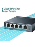 TP-Link TL-SG105 5-port gigabit network switch (British brand)