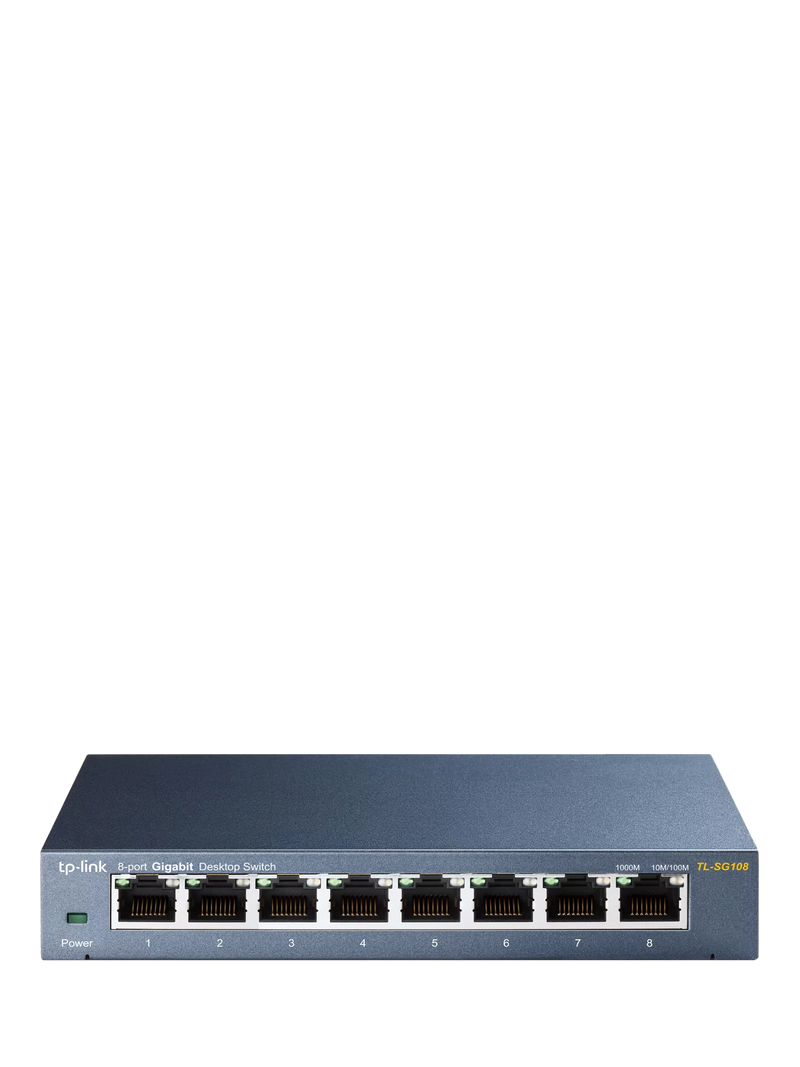 TP-Link 8-port Gigabit network switch, UK version
