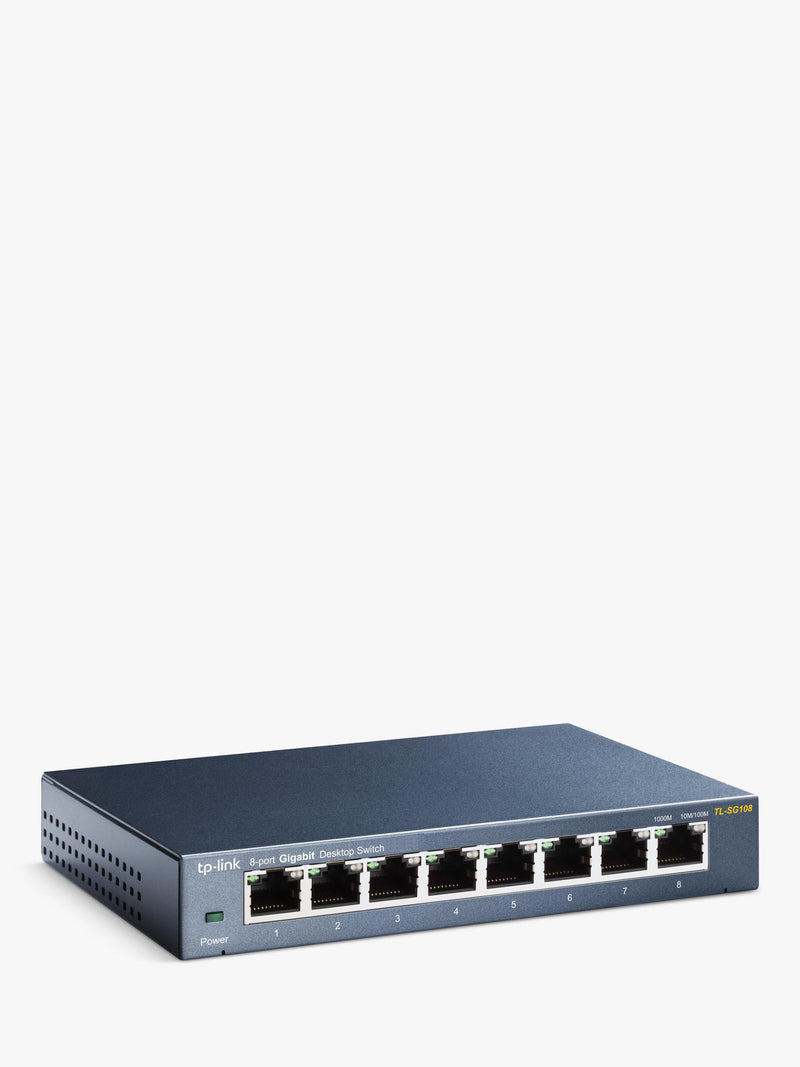 TP-Link 8-port Gigabit network switch, UK version