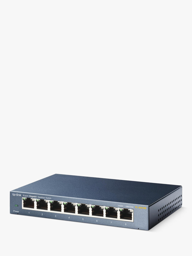TP-Link 8-port Gigabit network switch, UK version