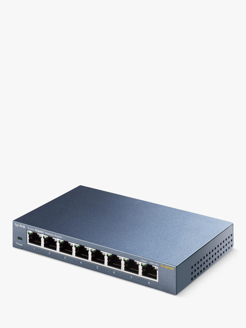TP-Link 8-port Gigabit network switch, UK version