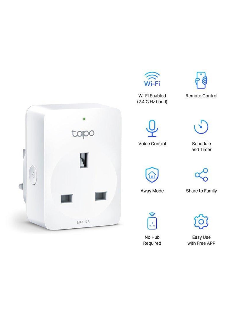 TP-Link Tapo P110 smart Wi-Fi plug white, imported from the UK