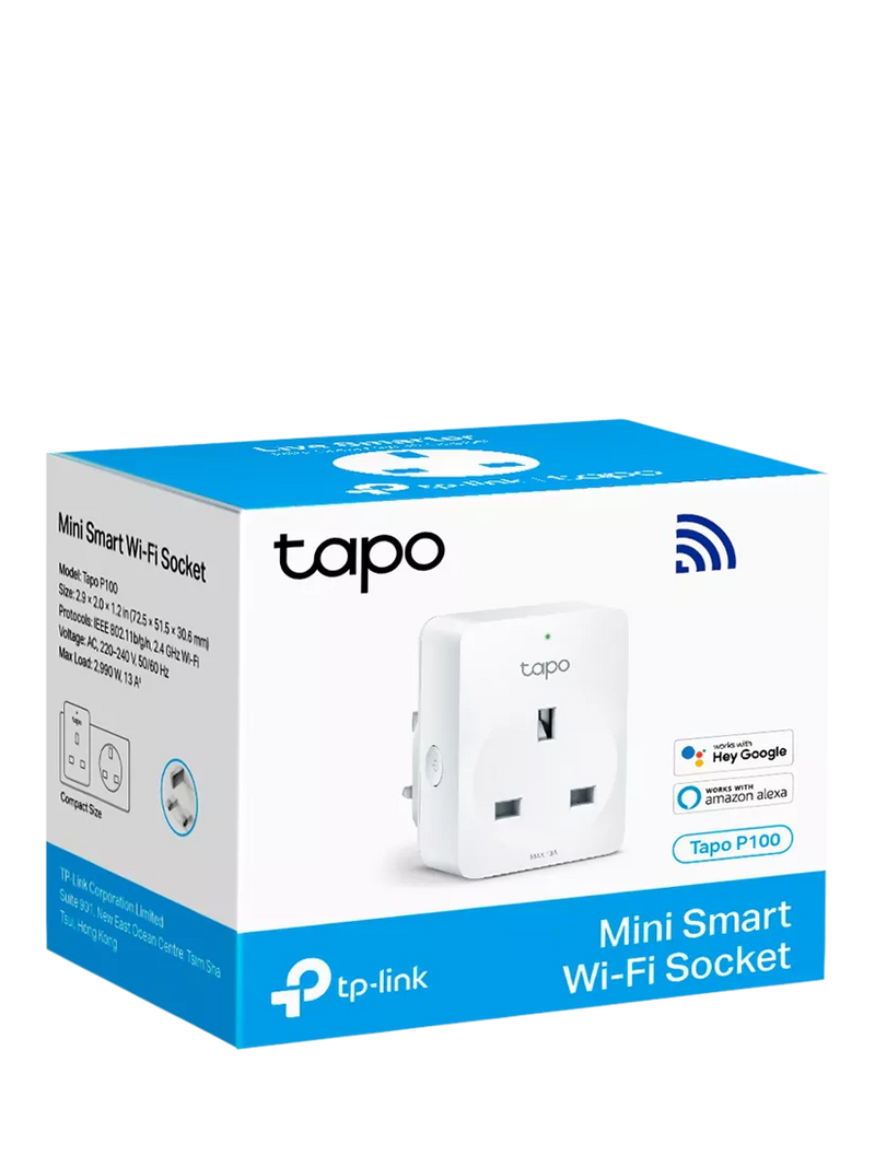 TP-Link Tapo P110 smart Wi-Fi plug white, imported from the UK