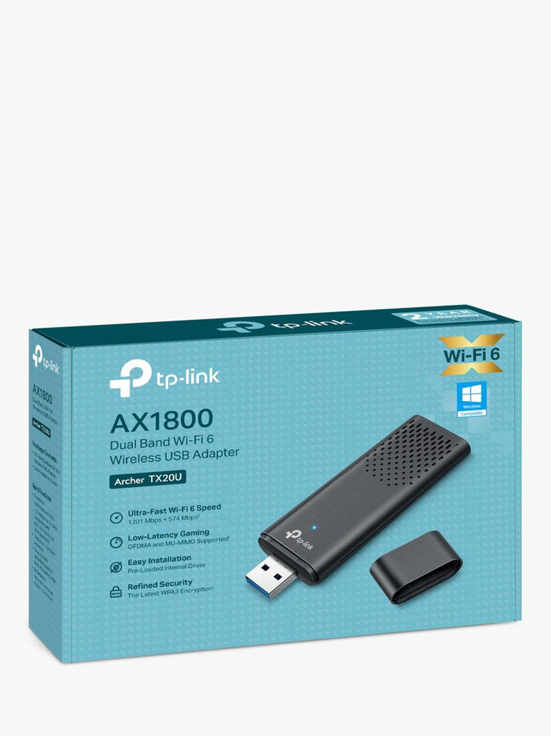 TP-Link Archer TX20U Wi-Fi 6 USB adapter AX1800, imported from the UK