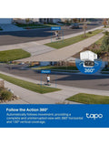 TP-Link Tapo TC50 kit solar-powered security camera with floodlight, imported from the UK