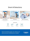 TP-Link Tapo TC74 2K pan and tilt security camera, UK version