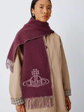 Vivienne Westwood Pure Wool Double Face Scarf