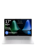 HP OmniBook 3 laptop Glacier Silver 17.3 inch - British product