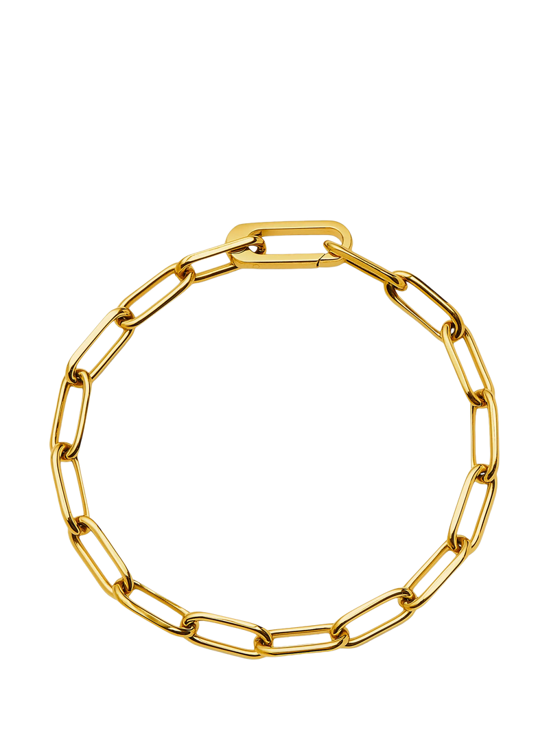 Missoma gold paperclip link bracelet size M, imported from the UK