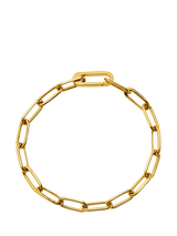 John Lewis Missoma Classic Paperclip Chain Bracelet Gold S/M- Buy online at McGrocer