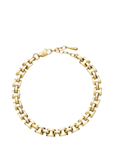 John Lewis Missoma Timepiece Link Chain Bracelet, Gold, Small- Buy online at McGrocer