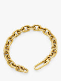 Missoma square paperclip chain bracelet gold, UK version