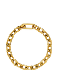 Missoma Square Paperclip Chain Bracelet, Gold, 20cm