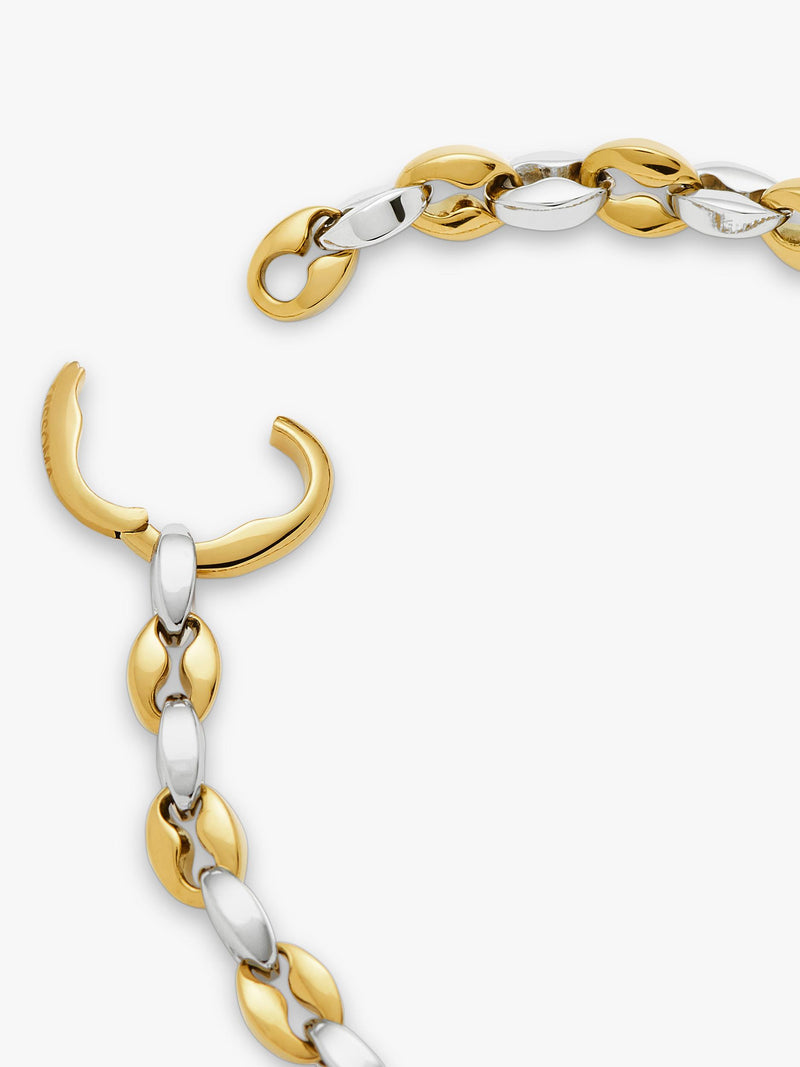 Missoma Mariner gold silver chain bracelet (British brand)