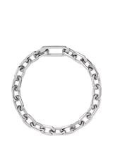 John Lewis Missoma Square Paperclip Chain Bracelet, Silver- Buy online at McGrocer